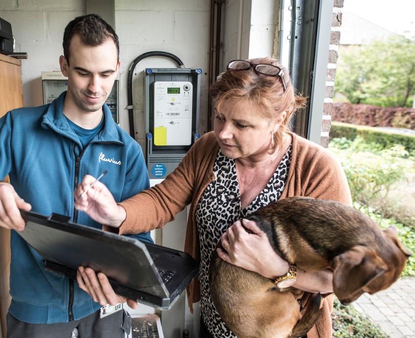 Digital meter connexion service - Copyright Fluvius